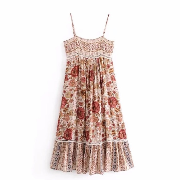 Boho summer floral dress - Picture 4 of 7
